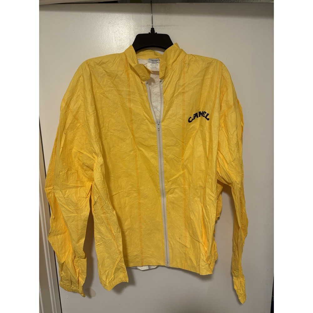 VINTAGE 1990's CAMEL CIGARETTES PROMO TYVEK PAPER JACKET XL
